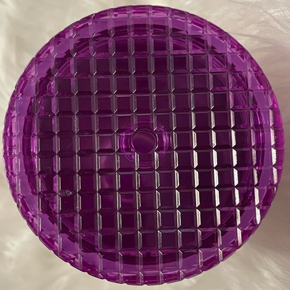 NEW NEVER USED Starbucks tumbler 24 oz venti cup iridescent purple bling jewel - Picture 14 of 15